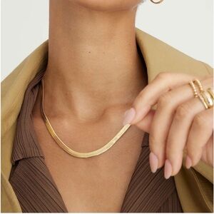 Jennifer Zuener gold “Hamilton”  necklace